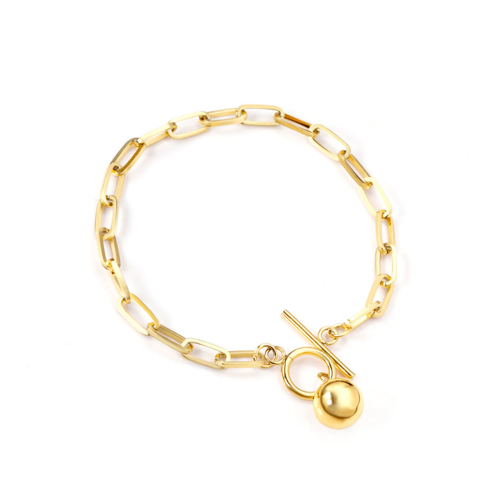 Damen Armband mit doppeltem Gliederdesign und luxuriösem Verschluss Shop Nory