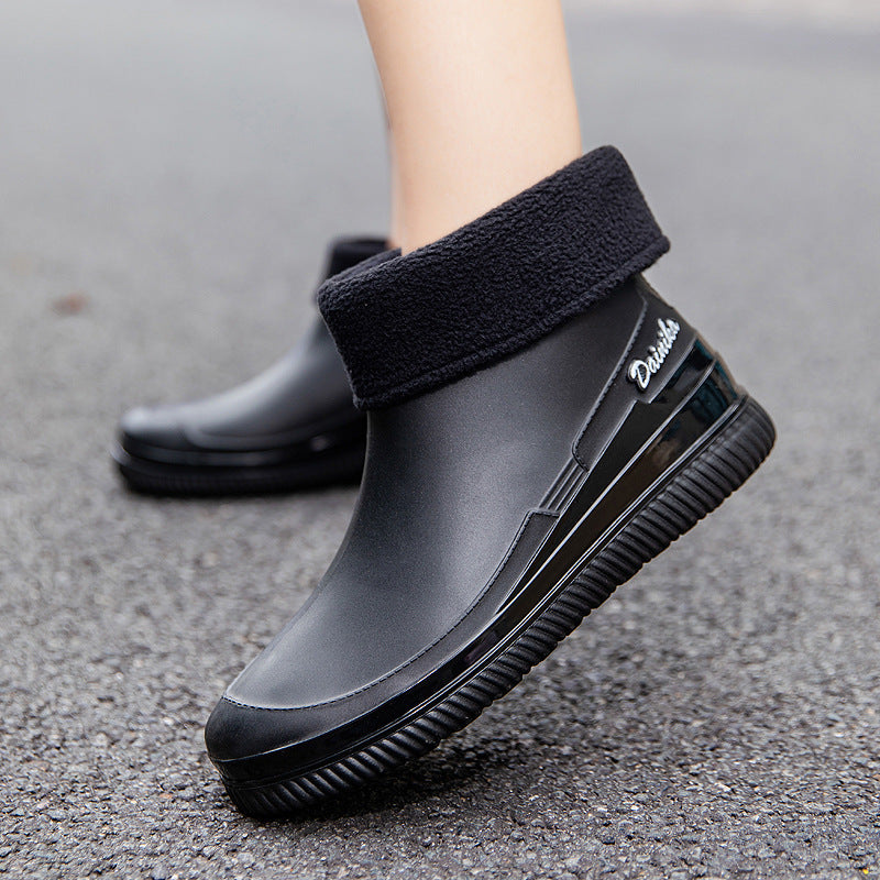 Damen Wasserdichte Kurzschaft-Gummistiefelette mit stoßdämpfender EVA-Sohle Shop Nory