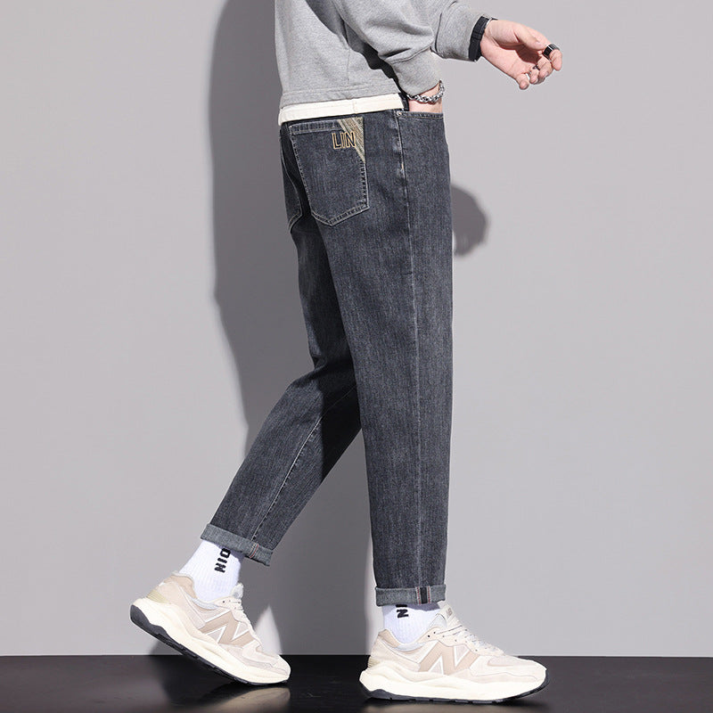 Herren Bequeme und modische Relaxed Fit Jeans Shop Nory