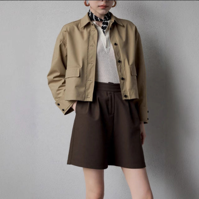 Damen Modische Utility-Jacke mit vielseitigem Design Shop Nory