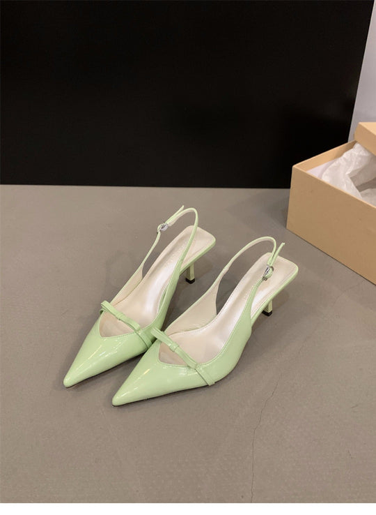 Damen Slingback-Pumps mit spitzem Design und elegantem Absatz