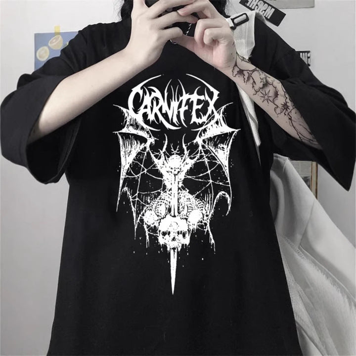 Damen Oversized T-Shirt mit dekorativem Schleifenmotiv Shopnory