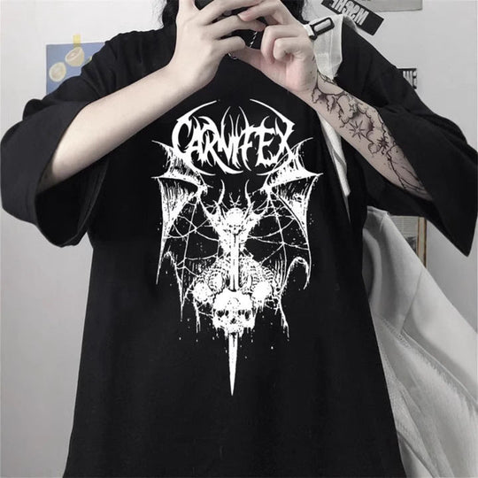 Damen Oversized T-Shirt mit dekorativem Schleifenmotiv Shopnory