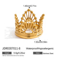 Damen Eleganter Ring im Krone-Design aus hypoallergenem Edelstahl Shop Nory