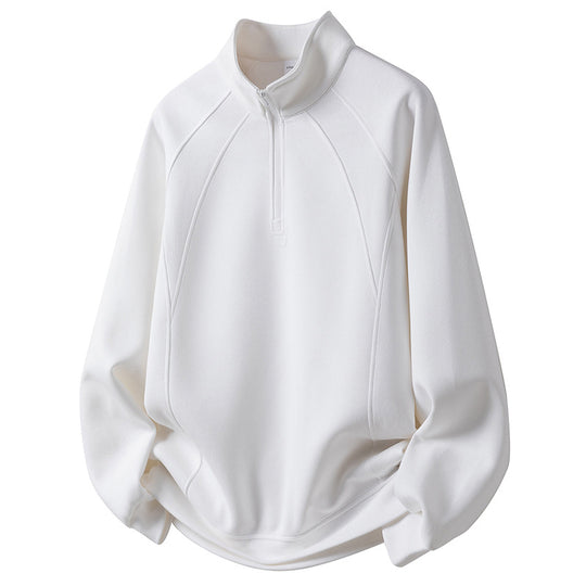 Herren Sport Fleece Pullover mit Reißverschluss Shop Nory
