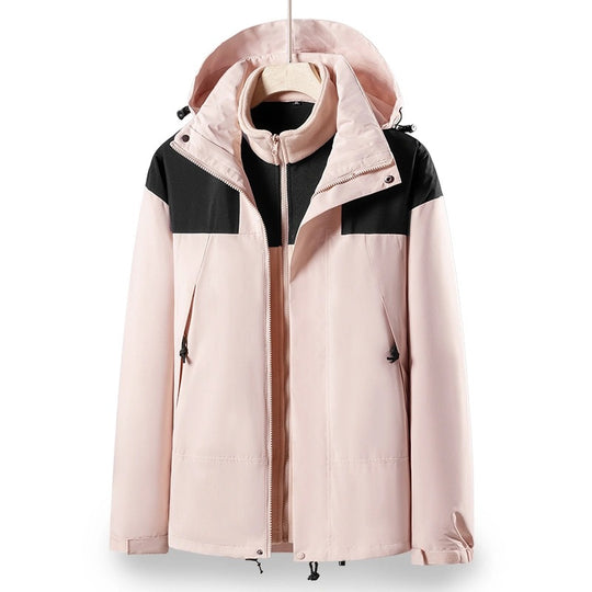 Herren 2‑in‑1 Softshell‑Fleece Hybridjacke mit abnehmbarer Kapuze Shop Nory