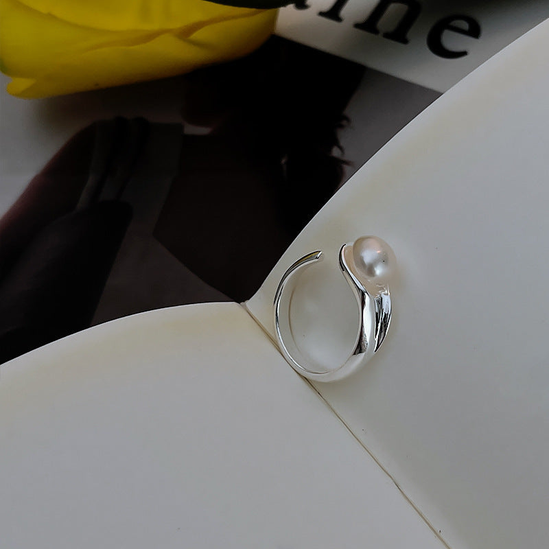 Damenring mit elegantem Perlen-Design Shop Nory