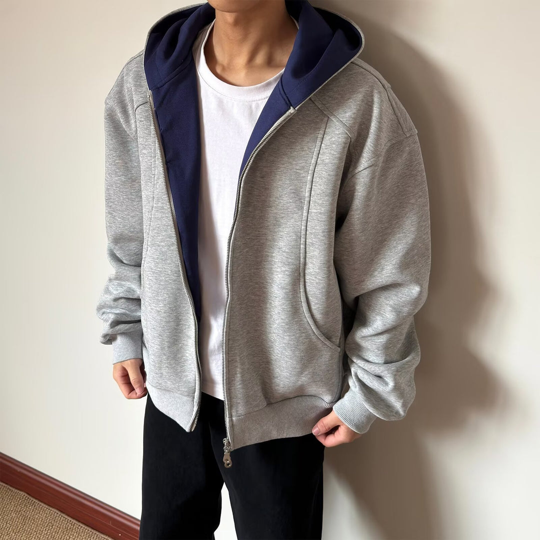 Herren Sportliche Fleecejacke Shop Nory