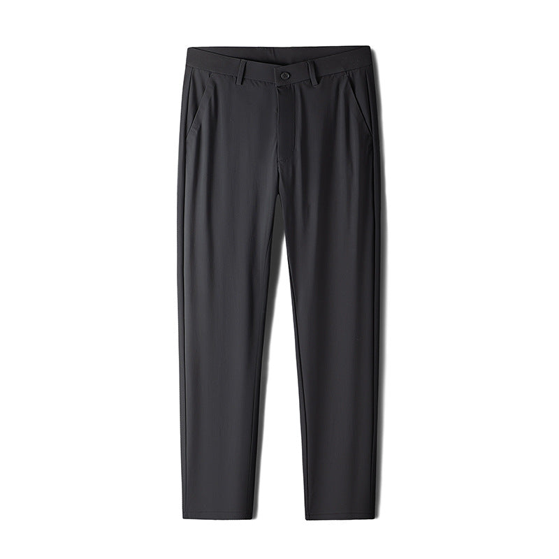 Herren Schlanke Business‑Stretchhose mit Bügelfalte und Komfortbund Shop Nory