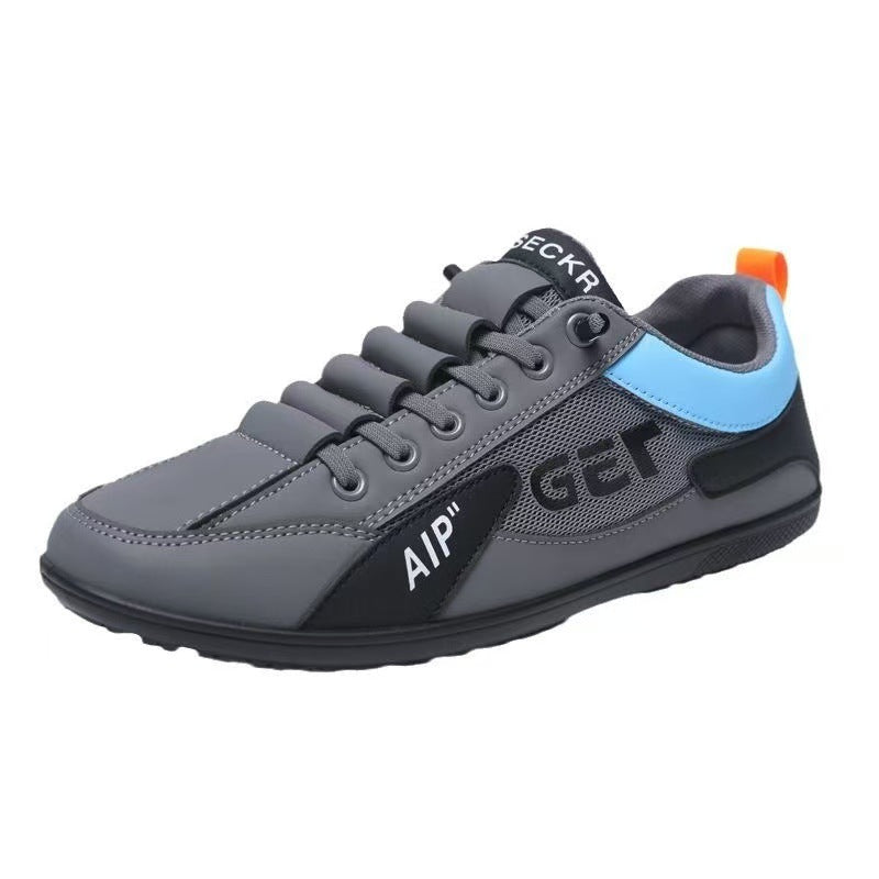 Herren Leichter Mesh- und Kunstleder-City-Sneaker mit gepolstertem Fersensteg und rutschfester Gummilaufsohle Shop Nory