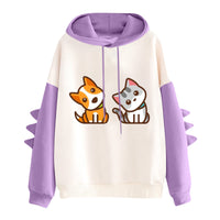Zwei Hunde Lila