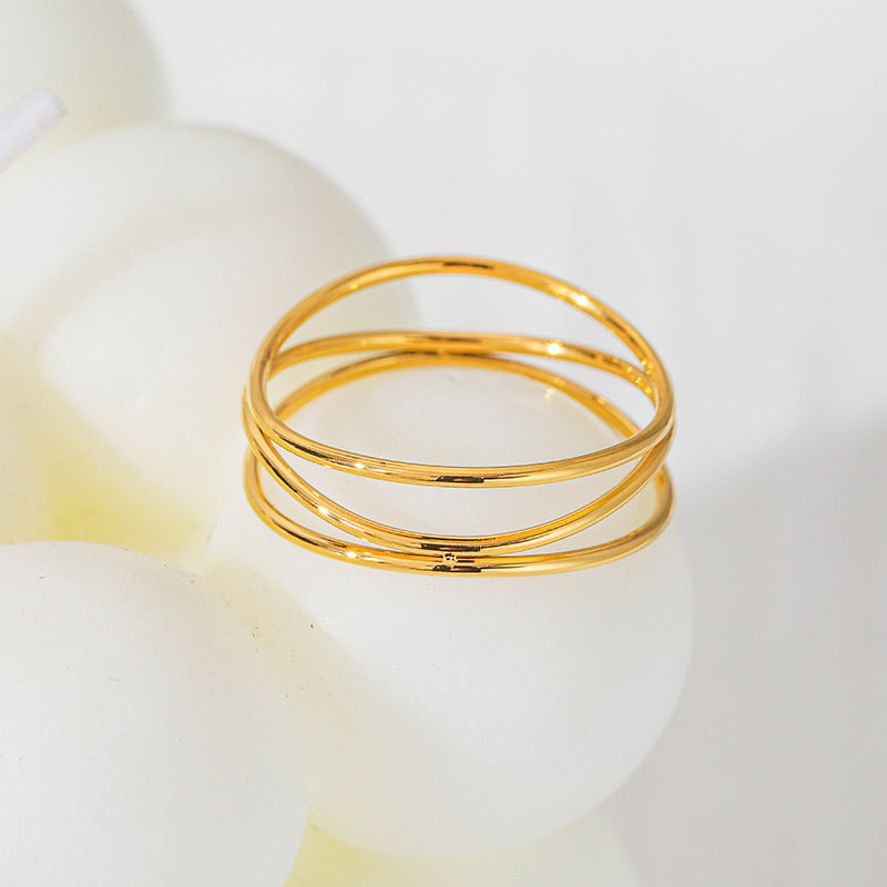 Damen Ring mit geschwungenem Design Shop Nory