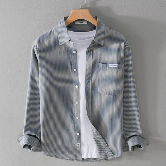 Herren Feines Cordhemd im Overshirt‑Stil mit Brusttasche, Relaxed Fit und feiner Wellenstruktur Shop Nory