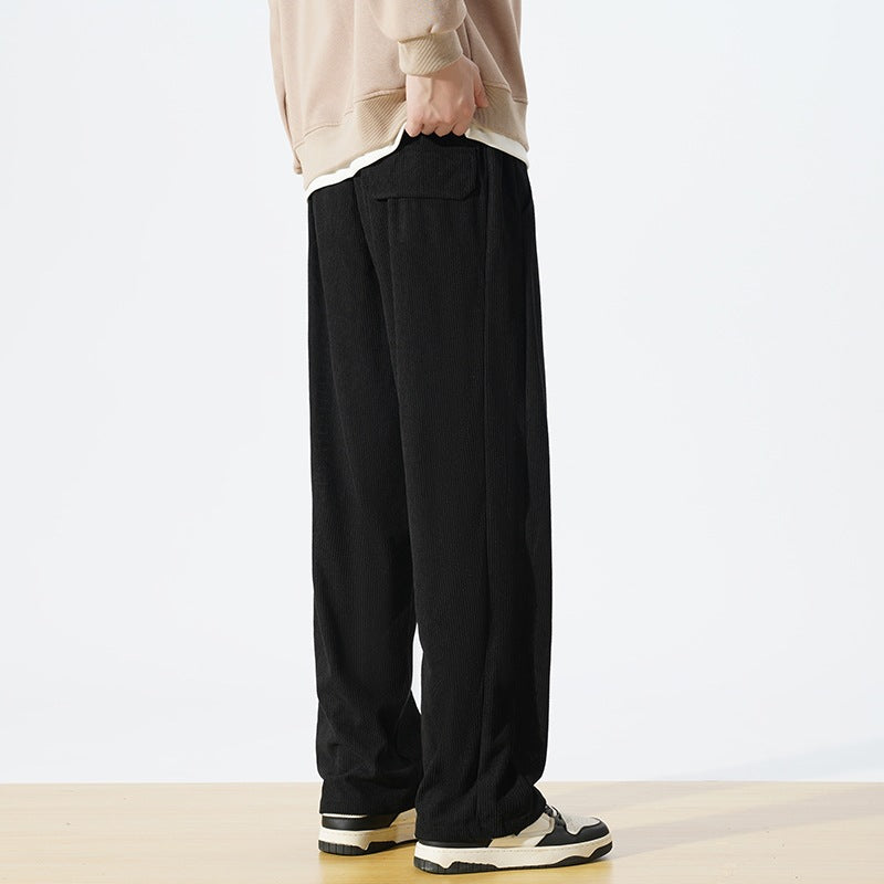 Herren Weite Cordhose im Relaxed‑Fit mit Tunnelzugbund & geradem Bein Shop Nory