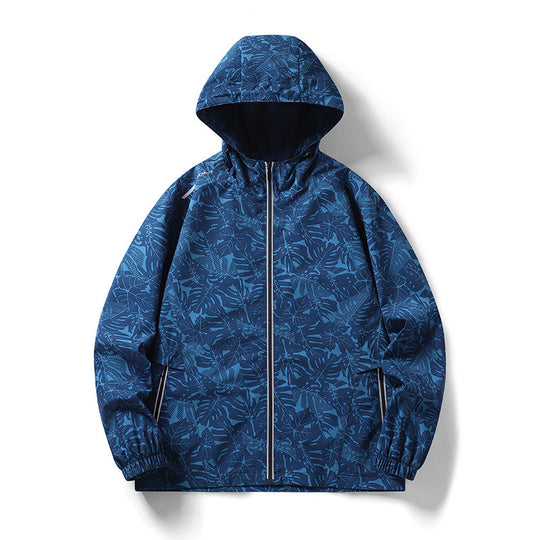 Herren Leichte Outdoor-Jacke mit Kapuze und floralem Design Shop Nory