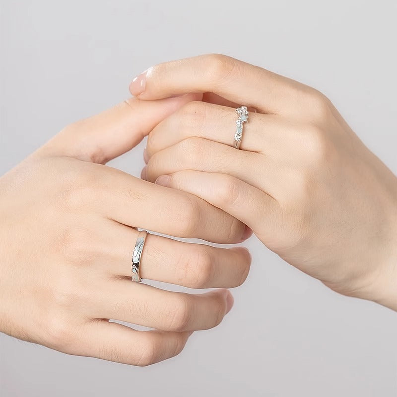 Damen Schmuckring-Set mit funkelndem Stern-Motiv und verspielten Details Shop Nory