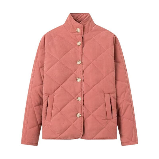 Damen Gepolsterte Steppjacke mit Stehkragen und Oversize-Schnitt Shop Nory