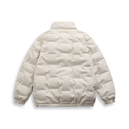 Unisex Kurz geschnittene minimalistische Thermo‑Pufferjacke mit hohem Stehkragen Shop Nory