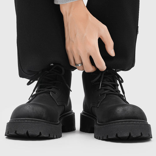 Herren Schnür-Boots im Combat‑Stil mit markanter Profilsohle Shopy Nory