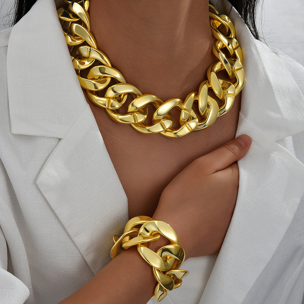 Damen Modeschmuck Set mit geschmeidiger Gliederkette Shop Nory