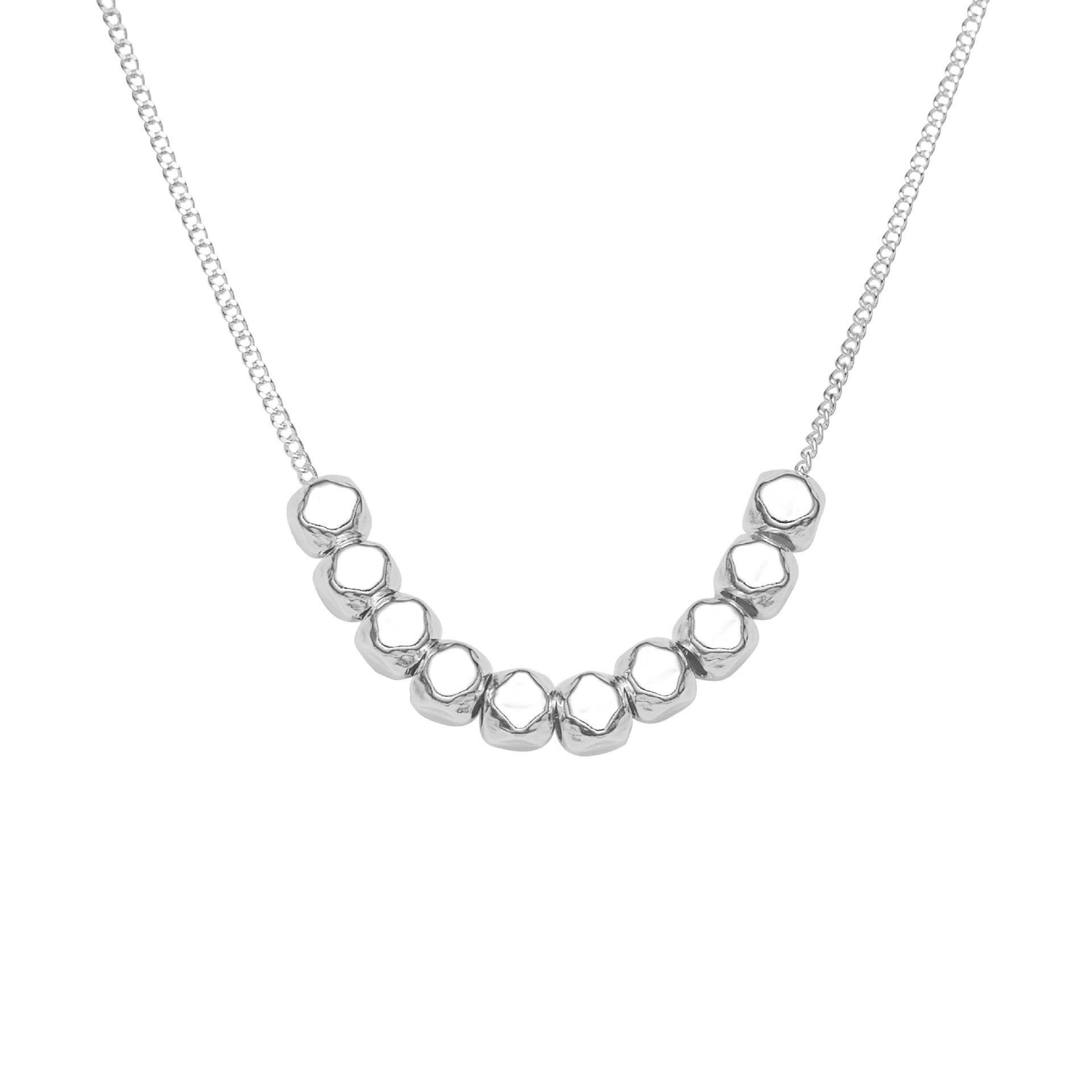 Damen Metallkette mit geometrischem Design Shop Nory