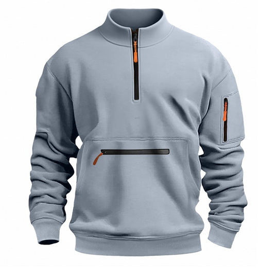Herren funktionale Sweatshirt mit Reißverschluss