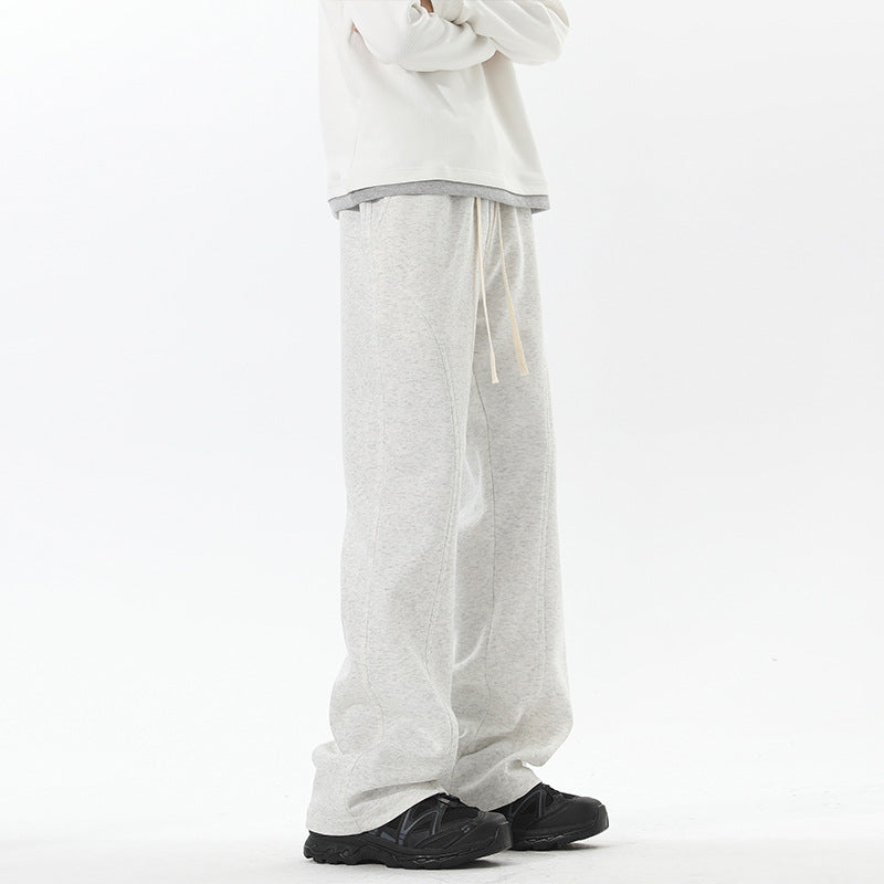 Herren Oversize‑Sweathose im Baggy‑Cut mit Tunnelzug und dekorativen Nähten Shop Nory