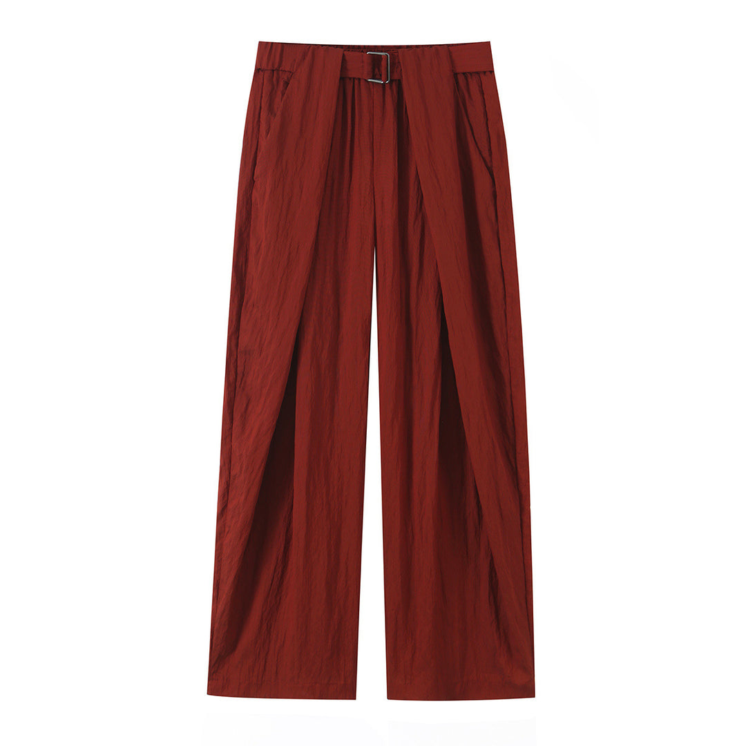 Damen Palazzo-Hose mit Wickelvorderteil und Taillengürtel Shop Nory