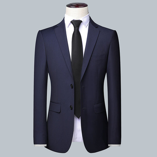 Herren Modernes Slim-Fit Anzug-Sakko mit feiner Struktur, leichtem Stretch und Pattentaschen Shop Nory