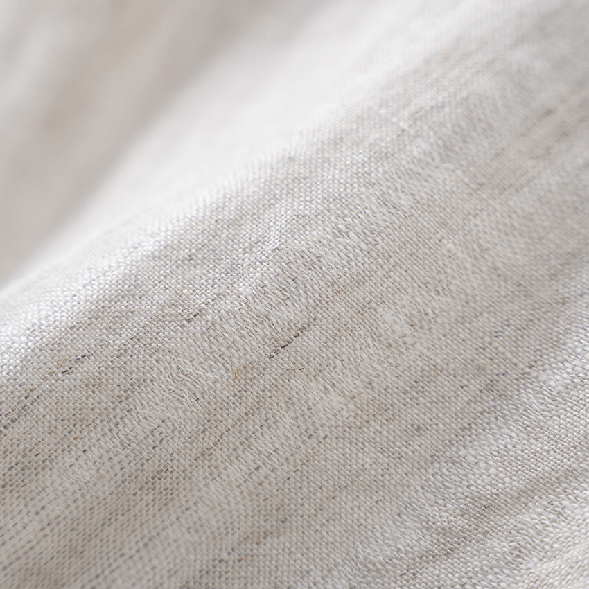 Damen Weite Leinenhose mit hoher Taille, Kellerfalten und elastischem Rückenbund Shop Nory