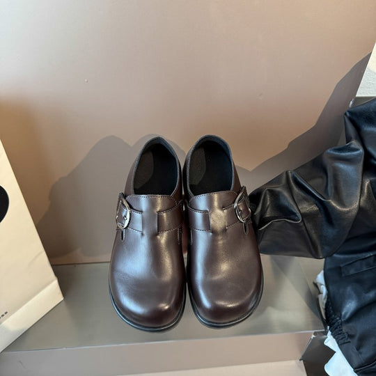 Damen bequeme Clogs mit klassischen Schnallen und rutschfester Sohle Shopnory