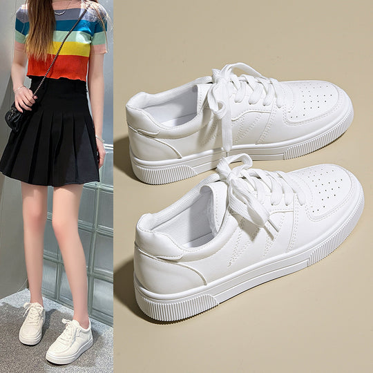 Damen Niedrige Plateausneaker mit gepolstertem Schaft und klassischer Schnürung Shop Nory