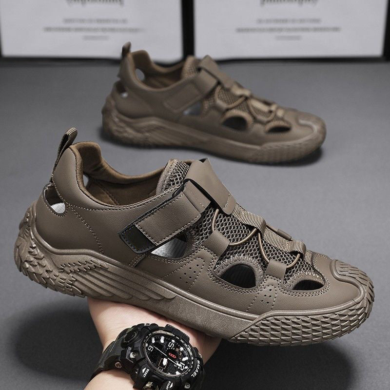 Herren Sportliche Freizeitsandalen mit rutschfester Sohle und atmungsaktivem Obermaterial