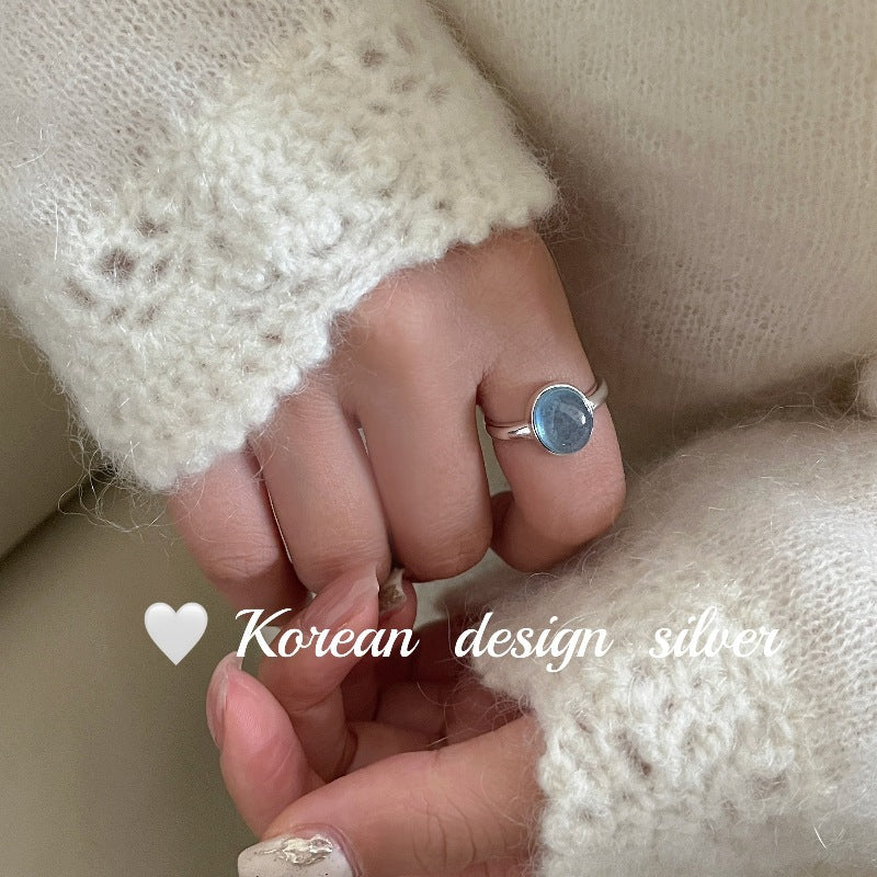 Damenring mit klassischem koreanischem Design und hochwertigem Silber Shop Nory