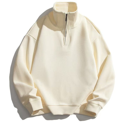 Unisex nan Halbzip-Sweatshirt mit Stehkragen und oversized Schnitt Shop Nory