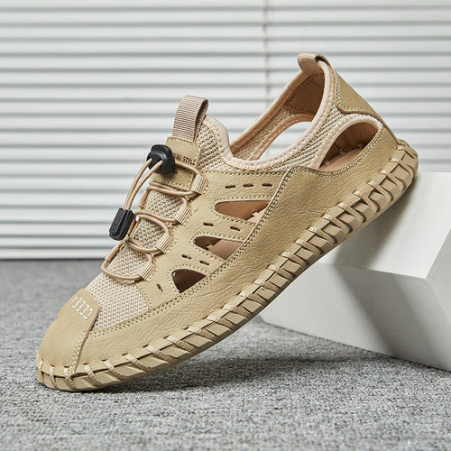 Herren Atmungsaktive Outdoor-Schnellschnürsandalen