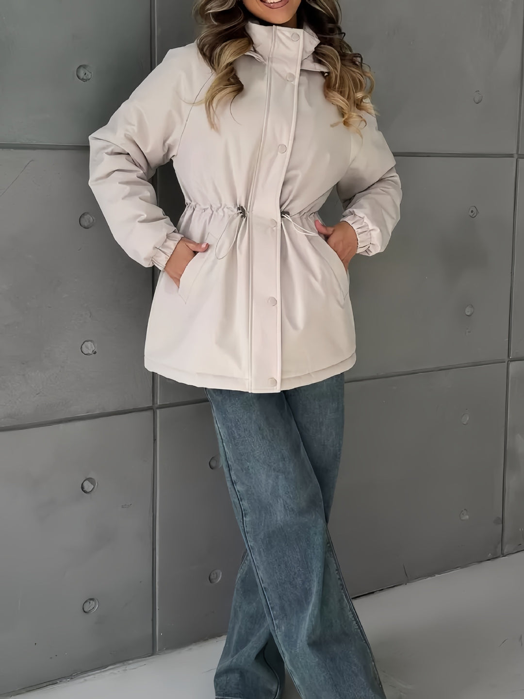 Damen Funktionsjacke mit verstellbarem Bund
