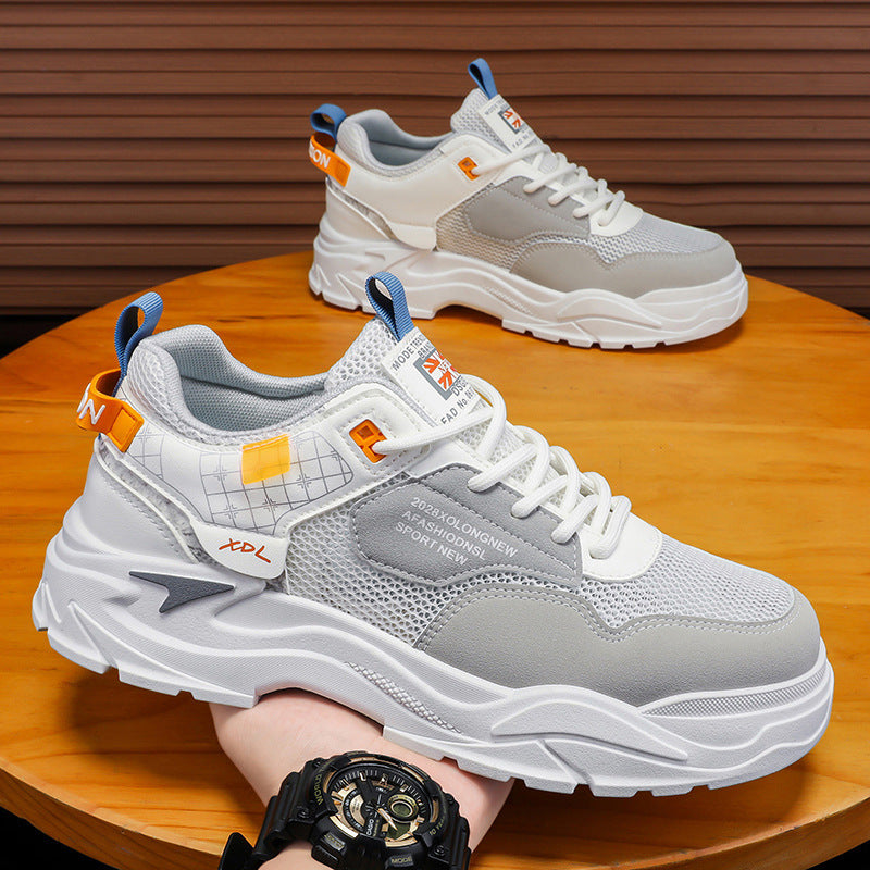 Herren Chunky-Sneaker mit atmungsaktivem Mesh, gepolsterter Plateausohle und technischer Komfortdämpfung Shopy Nory