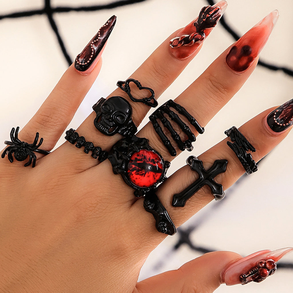 Damen Ring-Set mit einzigartigen Designs und filigranen Details
