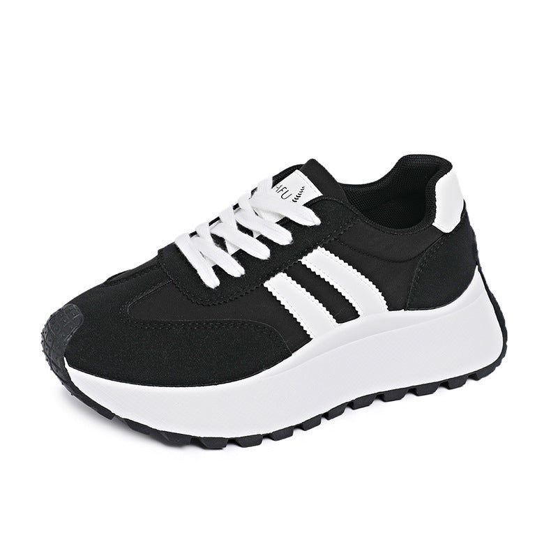 Damen nan Plateau-Chunky-Sneaker mit verstärkter Zehenkappe, profilierter Gummilaufsohle und stoßdämpfender EVA-Zwischensohle Shop Nory