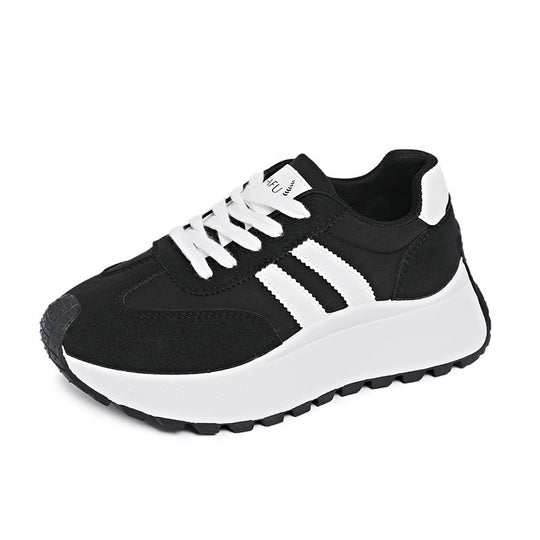 Damen nan Plateau-Chunky-Sneaker mit verstärkter Zehenkappe, profilierter Gummilaufsohle und stoßdämpfender EVA-Zwischensohle Shop Nory