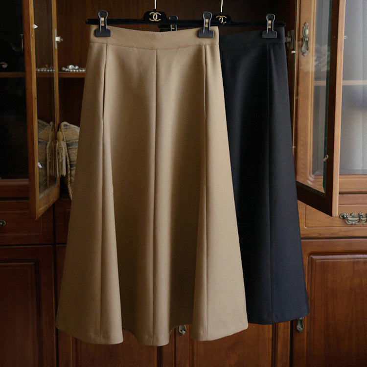 Damen Eleganter, schwingender Midirock Shop Nory