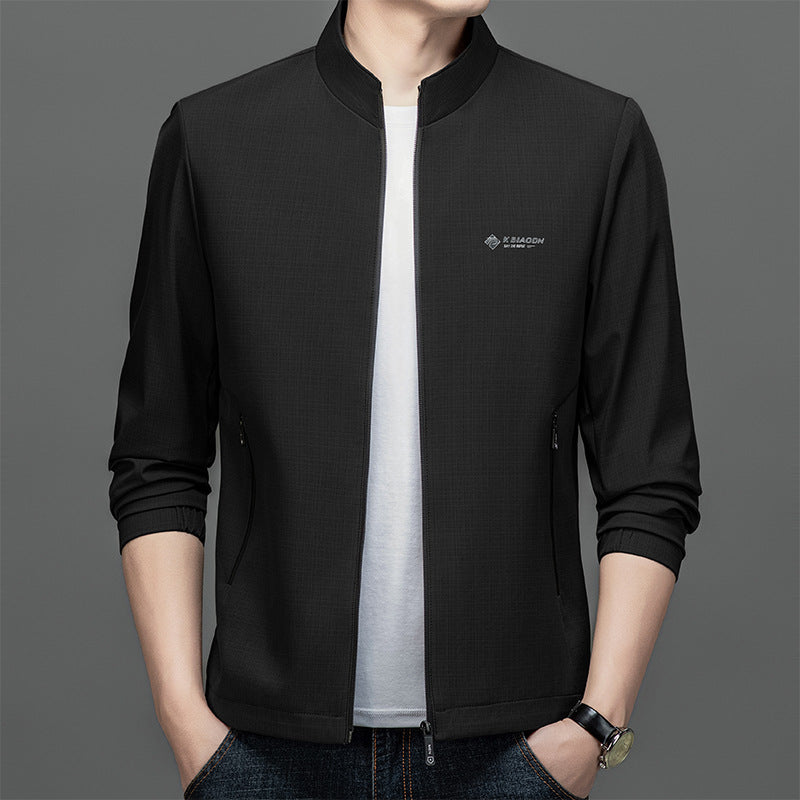 Herren Modische Sportjacke mit Stehkragen Shop Nory
