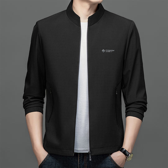Herren Modische Sportjacke mit Stehkragen Shop Nory
