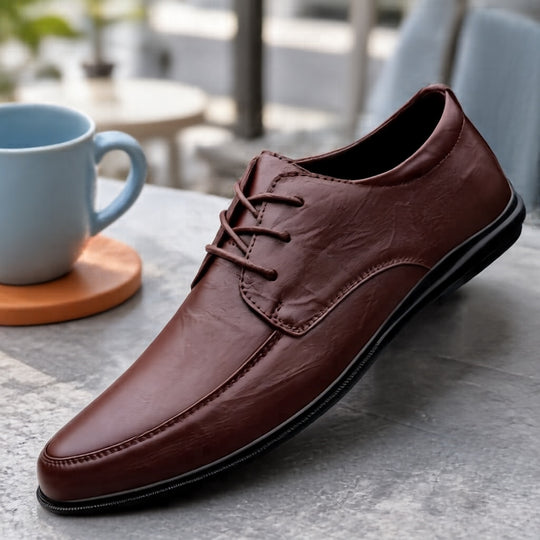 Herren Elegante Lederschnürschuhe Shop Nory