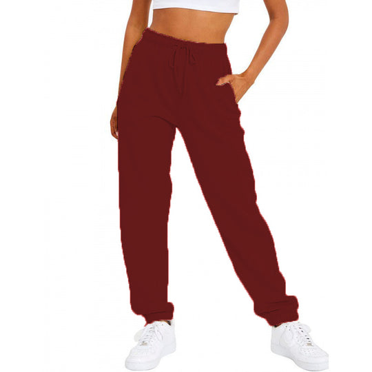 Damen nan locker sitzende Jogginghose mit hohem Komfortbund, verstellbarem Kordelzug und tiefen Seitentaschen Shop Nory