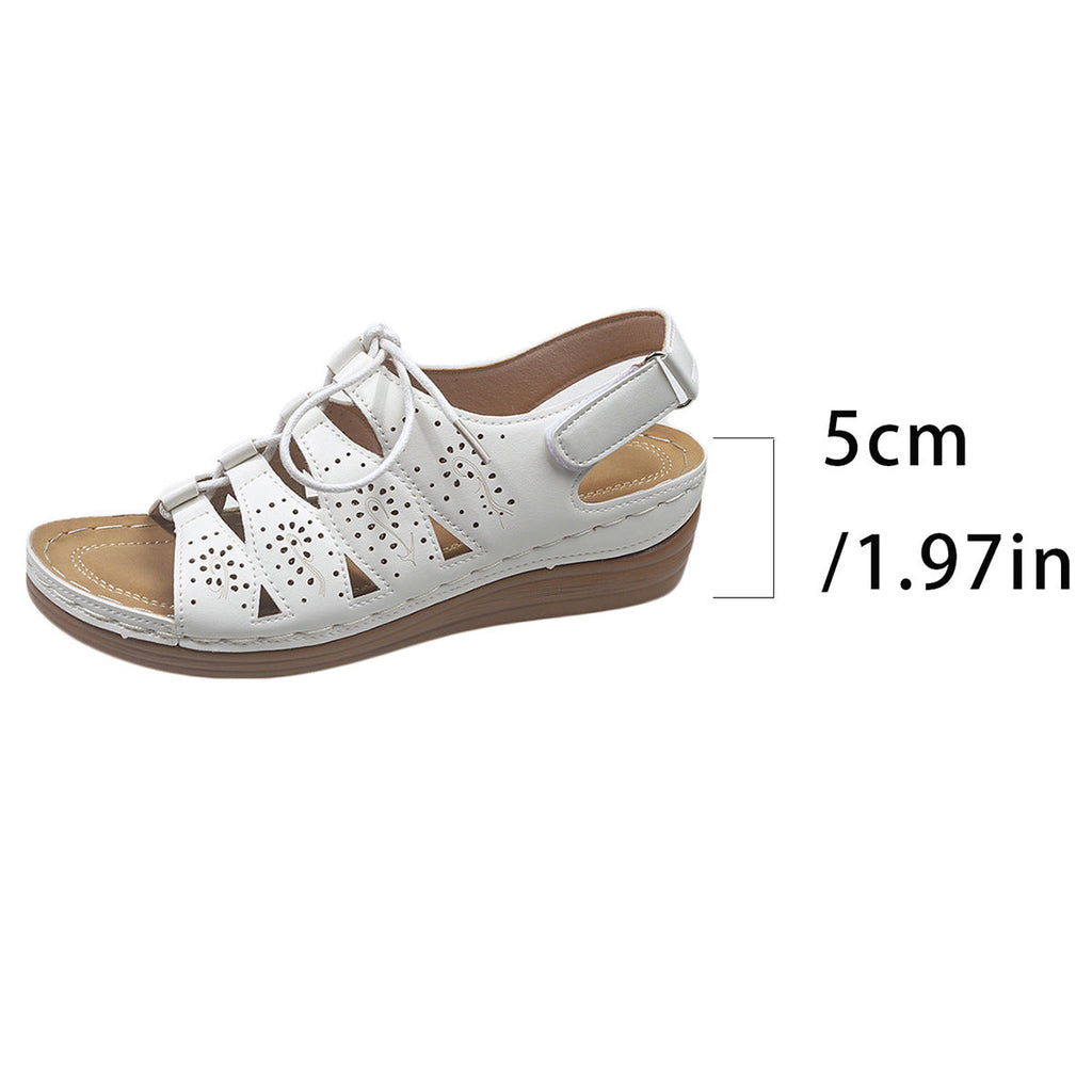 Damen komfortable Sandalen mit luftigem Design und verstellbarem Riemen