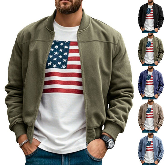 Herren Bomberjacke mit modernem Schnitt und praktischen Taschen