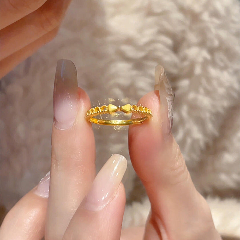 Damen Zierlicher Ring mit verspieltem Schleifenmotiv Shop Nory