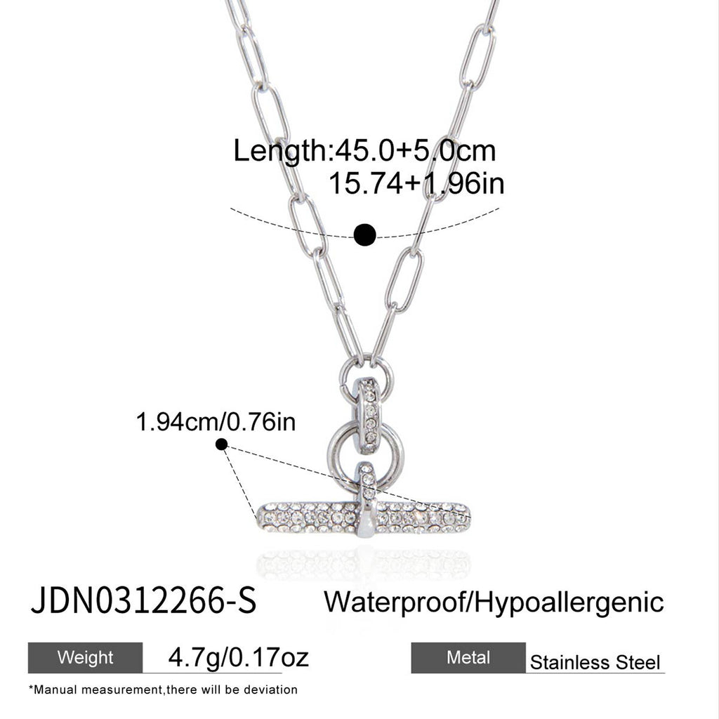 Damen Halskette mit elegantem Anhänger und wasserfestem Design Shop Nory